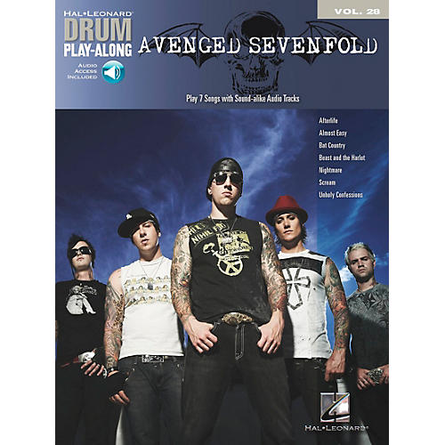 Avenged Sevenfold Drum Play-Along Volume 28 Book/Audio Online