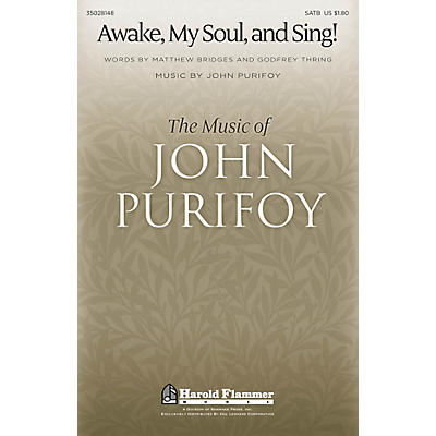 Shawnee Press Awake, My Soul, and Sing! SATB composed by John Purifoy