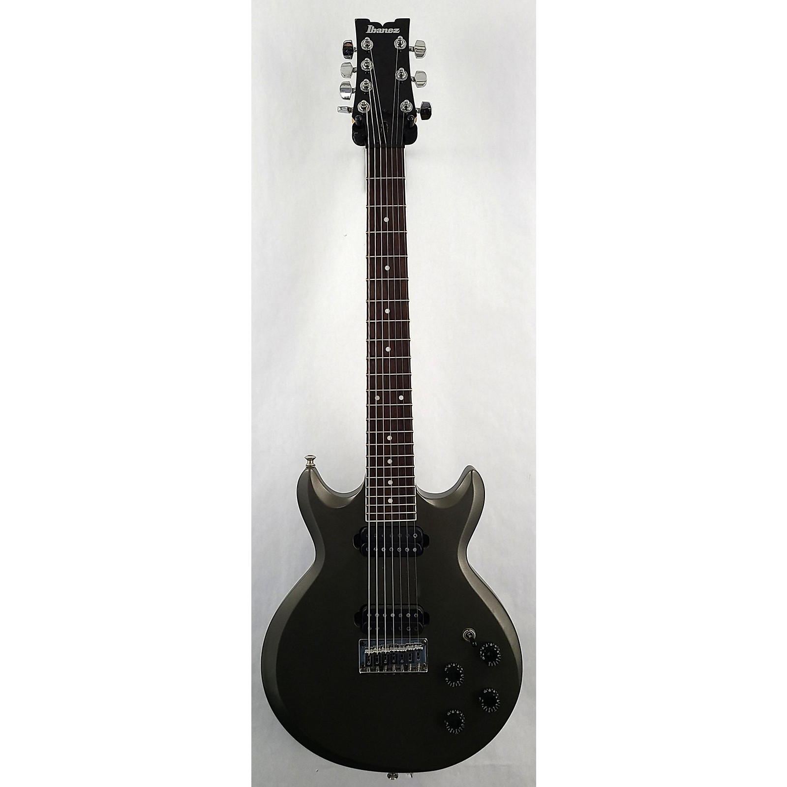 Used Ibanez Ax7221 Solid Body Electric Guitar Gunmetal Gray Musician