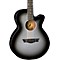 Axcess Performer Cutaway Acoustic-Electric Guitar Level 2 Silver Burst 888365523392