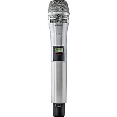 Shure Axient Digital AD2/K8N Wireless Handheld Microphone Transmitter With KSM8 Capsule in Nickel