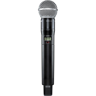Shure Axient Digital ADX2FD/SM58 Wireless Handheld Microphone Transmitter With SM58 Capsule