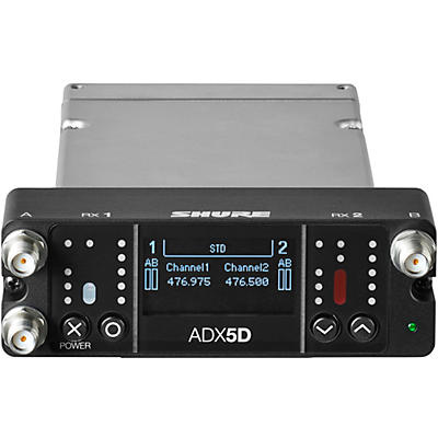 Shure Axient Digital ADX5D Dual-Channel Portable Wireless Receiver