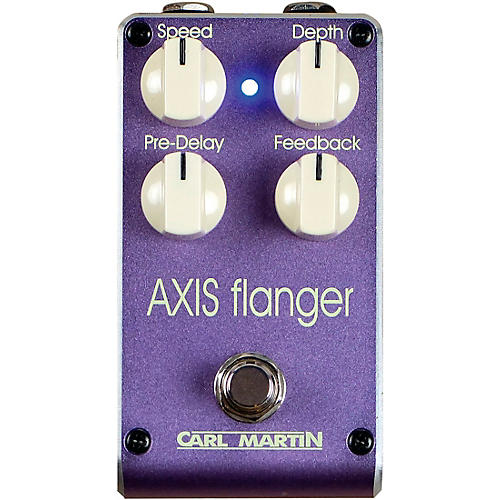 Carl Martin Axis Flanger Effects Pedal Condition 1 - Mint Purple