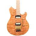 Ernie Ball Music Man Axis Premium One Piece Quilt Top Elecric Guitar Translucent BlueNatural Premium