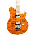 Ernie Ball Music Man Axis Premium One Piece Quilt Top Elecric Guitar Translucent BlueTranslucent Gold