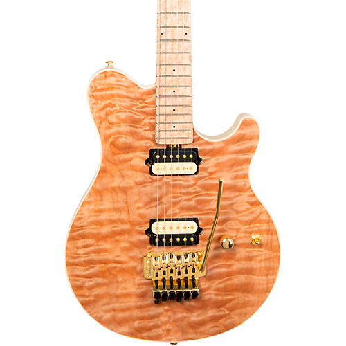 Ernie Ball Music Man Axis Premium One Piece Quilt Top Electric Guitar Natural Premium