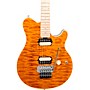 Ernie Ball Music Man Axis Premium One Piece Quilt Top Electric Guitar Translucent Gold