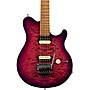 Ernie Ball Music Man Axis Quilt Top Electric Guitar Olallieberry H06058