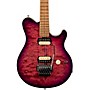 Ernie Ball Music Man Axis Quilt Top Electric Guitar Olallieberry H06559