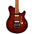 Ernie Ball Music Man Axis Quilt Top Electric Guitar Roasted AmberRoasted Amber