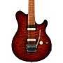 Ernie Ball Music Man Axis Quilt Top Electric Guitar Roasted Amber