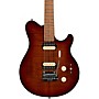 Ernie Ball Music Man Axis Super Sport Flame Top Electric Guitar Roasted Amber H05595