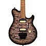 Ernie Ball Music Man Axis Super Sport Quilt Top Electric Guitar Satin Charcoal Cloud