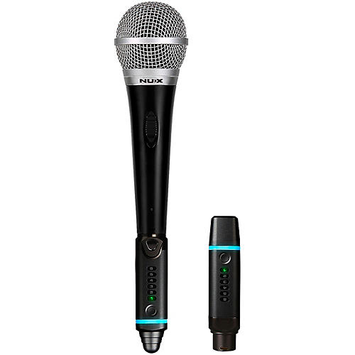 NUX B-3 Plus Wireless Mic System Bundle With Dynamic Mic, Clip, Adapter Cable and Hot Shoe Condition 1 - Mint  Black
