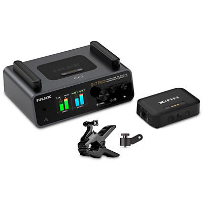 NUX B-7 Pro Professional 2.4GHz In Ear Monitoring Wireless System W/Clamp