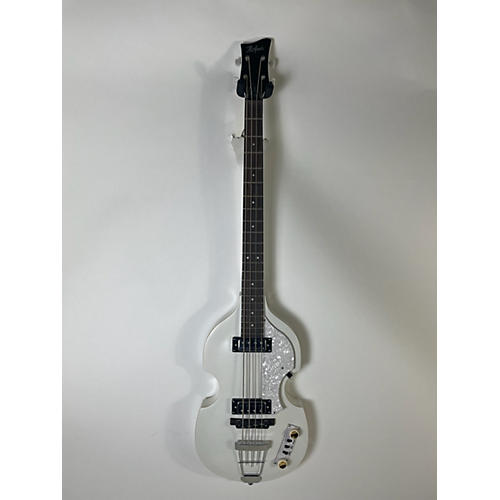 Hofner B-BASS HI-SERIES Electric Bass Guitar White | Musician's Friend