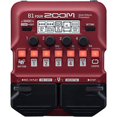 Zoom B1 FOUR Bass Multi-Effects Processor