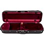 Bobelock B1002VS Oblong Woodshell Suspension Violin Case 4/4 Size Black Exterior, Wine Interior