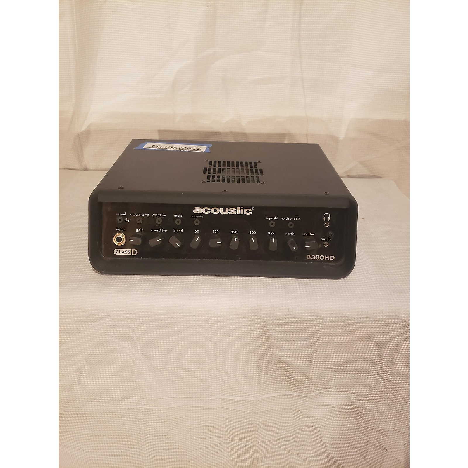 Used Acoustic B300H 300W Bass Amp Head Musician