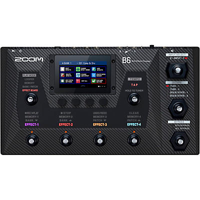 Zoom B6 Multi-Effects Processor for Bass -