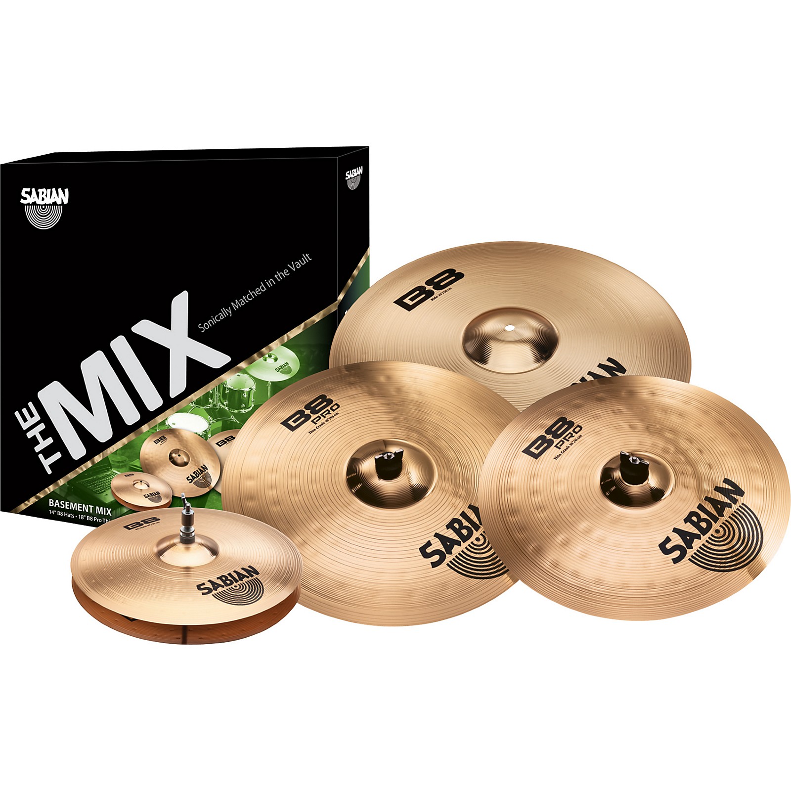 Sabian B8/B8PRO Mix Cymbal Pack Musician's Friend