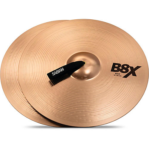 Sabian B8X Band Cymbals, Pair 18 in.