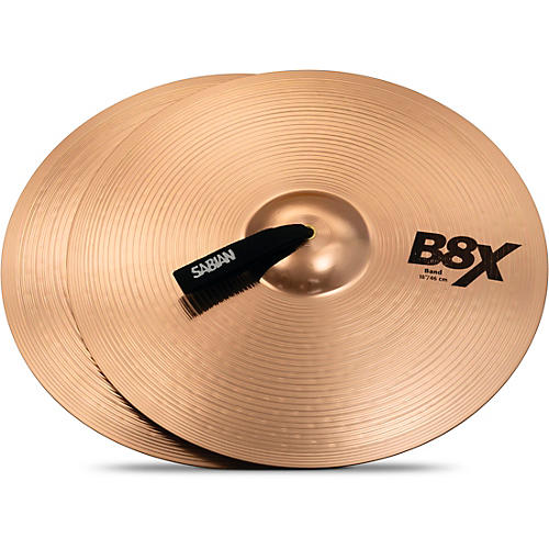 SABIAN B8X Marching Band Cymbals, Pair 18 in.