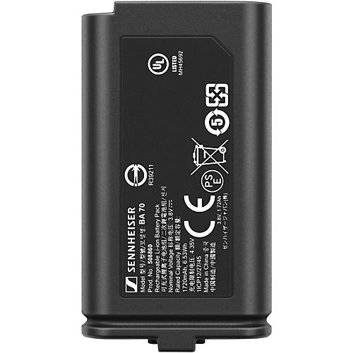 Sennheiser BA-70 Rechargeable Battery Pack for EW-D SK and EW-D SKM-S Transmitters Condition 1 - Mint