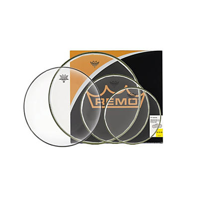 Remo BA Pro Pack 10", 12" and 16" Clear with Free 14" Hazy