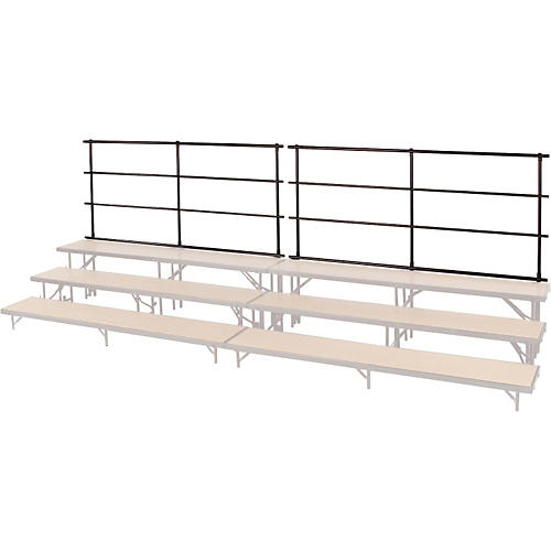 BACKRAILS FOR STANDING CHORAL RISERS