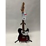 Used LsL Instruments BAD BONE 1 Solid Body Electric Guitar Candy Apple Red SPARKLE W BLACK BURST