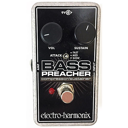 BASS PREACHER COMPRESSOR/SUSTAINER Bass Effect Pedal