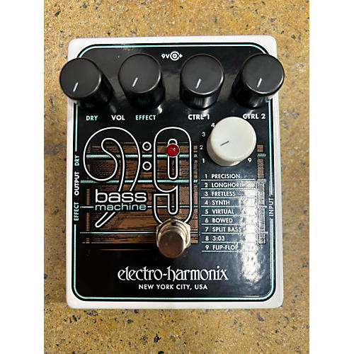 Electro-Harmonix BASS9 Bass Machine Bass Effect Pedal | Musician's