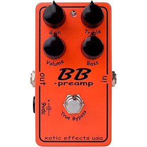 Xotic Effects BB Preamp Overdrive Guitar Effects Pedal | Musician's Friend