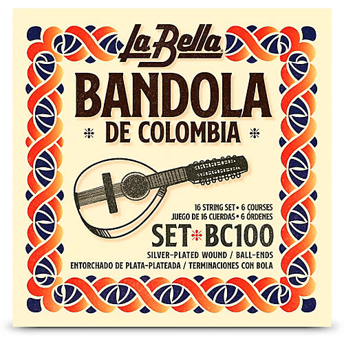 LaBella BC100 Bandola de Colombia 16-String Set