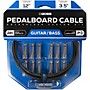 BOSS BCK-12 Pedalboard Cable Kit, 12 Connectors 12 ft. Black