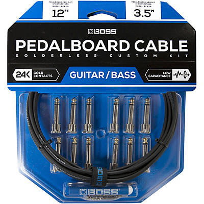 BOSS BCK-12 Pedalboard Cable Kit, 12 Connectors