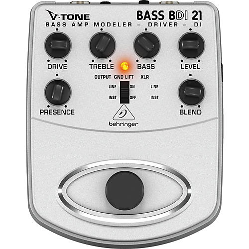 Behringer BDI21 VTone Bass Driver Bass Amp Modeler/Direct Recording