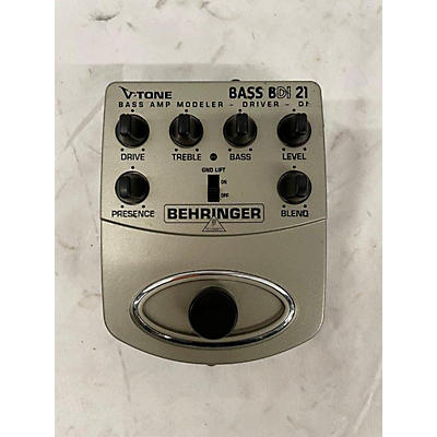 Behringer BDI21 V-Tone Bass Driver Bass Effect Pedal