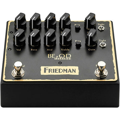 Friedman BE-OD Deluxe Dual Brown Eye Overdrive Effects Pedal