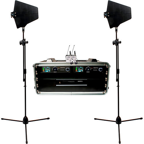 VocoPro BENCHMARK-DUAL-BP 2-Channel True Diversity Body Pack and Lavalier Microphone System 902- 927.2mHz