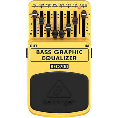 Behringer BEQ700 Bass Graphic Equalizer Pedal