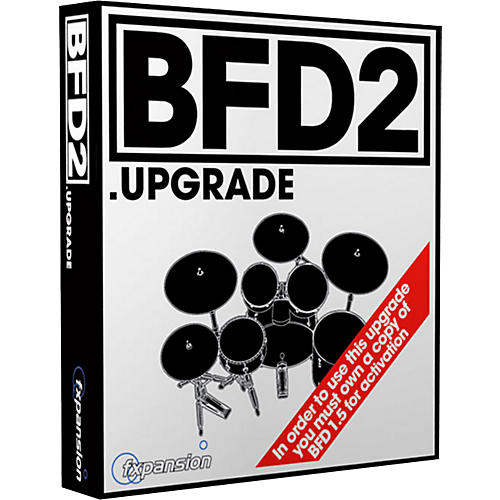 BFD2 Acoustic Drums Module Upgrade (on DVD disk) from version 1.5