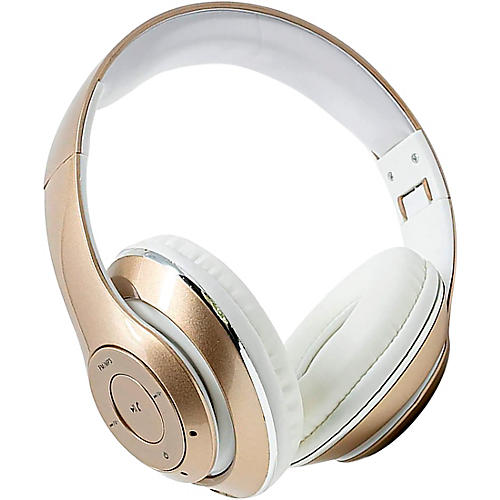 SoundLogic BFHM-12/6708 Foldable HD Bluetooth Headphones Gold