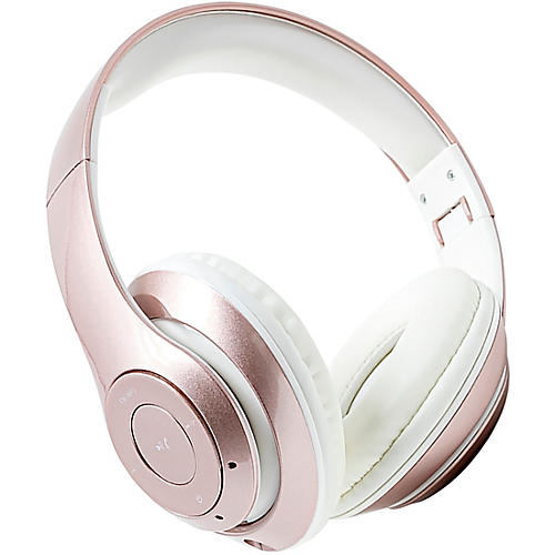 SoundLogic BFHM-12/6708 Foldable HD Bluetooth Headphones Pink