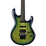 Ernie Ball Music Man BFR Luke 4 HSS Floyd Rose Electric Guitar - Green Tide