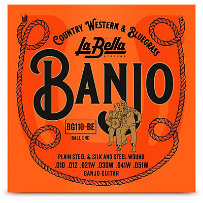 LaBella BG110 Banjo Guitar Strings With Ball Ends