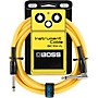BOSS BIC-10 Straight to Angled Instrument Cable - 10 ft. Yellow