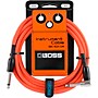 BOSS BIC-10 Straight to Angled Instrument Cable 10 ft. Orange